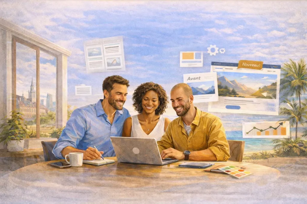 Service de création de site professionnel sans charge mentale