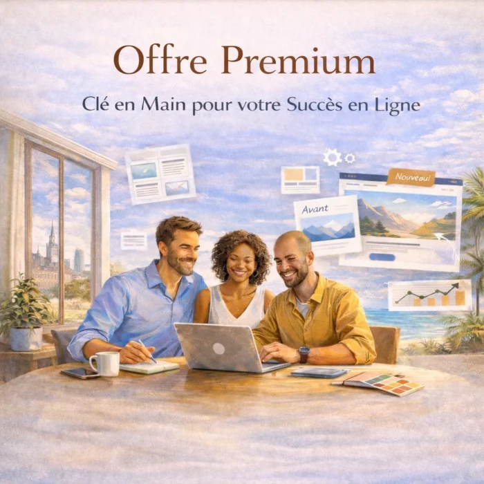 Création de site internet clé en main avec l'offre premium de Nalini Agency